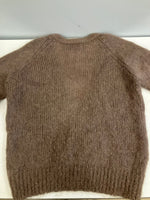 ハーレーオブスコットランド Harley of Scotland ラグラン モヘヤカーディガン スコットランド製 MADE IN SCOTLAND 18-080-913-0002-3-0 カーディガン ブラウン 34 101LT-218