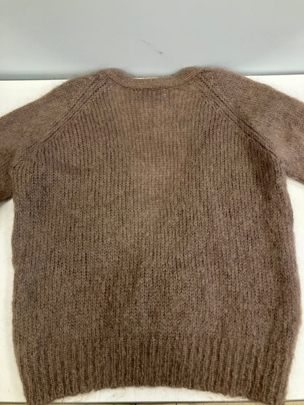 ハーレーオブスコットランド Harley of Scotland ラグラン モヘヤカーディガン スコットランド製 MADE IN SCOTLAND 18-080-913-0002-3-0 カーディガン ブラウン 34 101LT-218