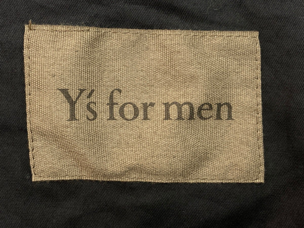 ヨウジヤマモト Yohji Yamamoto Y's for men 03AW アーカイブ ミリタリー ショートブルゾン アウター ダブルジップ 黒 MU-Y05-001 サイズ3 ジャケット 無地 ブラック 104MT-2185