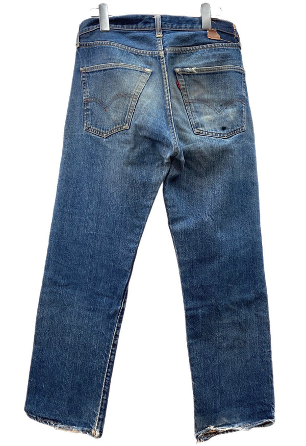 リーバイス Levi's  BIG E 60s 60年代 Vintage ヴィンテージ ジーンズ デニムパンツ ボタン裏2 赤耳 足長R 青 無地 デニム ブルー サイズ不明 104MB-114