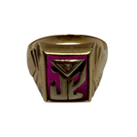 【曜日割引対象外】 【中古】ヴィンテージ vintage 19号 PD 10K リング メンズジュエリー・アクセサリー 指輪・リング ゴールド 201goods-808 VB