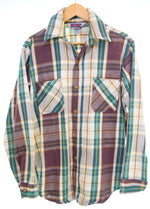 ビッグマック BIG MAC  80s ヘビーネルシャツ チェックシャツ 長袖シャツ マルチカラー Mサイズ 103MT-3529