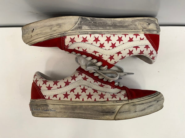 ヴァンズ VANS Bianca Chandon × Vault by Vans Old Skool VLT LX ビアンカ シャンドン × ボルト バイ バンズ オールドスクール VLT LX  メンズ靴 スニーカー レッド 27 101sh-2321