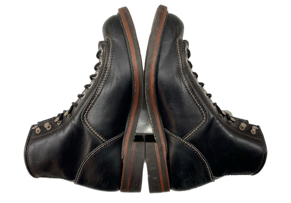 ロンウルフ LONE WOLF CARPENTER BOOTS カーペンター ブーツ ワーク 編み上げ ハイカット シューズ 黒 F01615 メンズ靴 ブーツ ワーク ブラック UK 7 104S-940