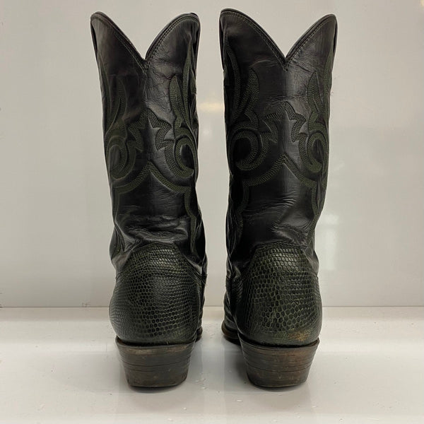 【曜日割引対象外】 ジャスティン JUSTIN ウェスタンブーツ 4709 メンズ靴 ブーツ ウエスタン ブラック 9Bサイズ 201-shoes1504 VB