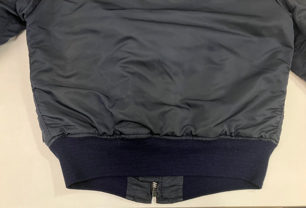 ミリタリー military 80’s 80年代 CORINTH MFG コリンス社製 MA-2 フライトジャケット EMAR ZIP SMALL ジャケット ブラック Sサイズ 101MT-5175