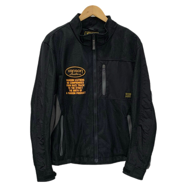 バンソン VANSON メッシュライダースジャケット VS18105S ブラック Lサイズ 201MT-4688