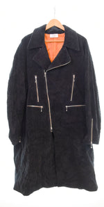 ベイシックス BASICKS  ＷｉｄｅＣｏｒｄｕｒｏｙ Ｍｏｔｏｒｃｙｃｌｅ Ｃｏａｔモーターサイクル コート 黒 5672-14-980-059 ジャケット ブラック Mサイズ 103MT-1465