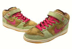 ナイキ NIKE 06年製 × MEDICOM TOY メディコム トイ DUNK MID PREMIUM SB MAMA BEA ダンク ミッド ママ ベア 緑 314381-761 メンズ靴 スニーカー グリーン 27cm 104-shoes467