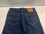 リーバイス Levi's 90's 90年代 赤文字501 脇割り 濃紺 ボタン裏552刻印 MADE IN USA アメリカ製 VINTAGE ヴィンテージ デニム ブルー W34L36 101MB-756