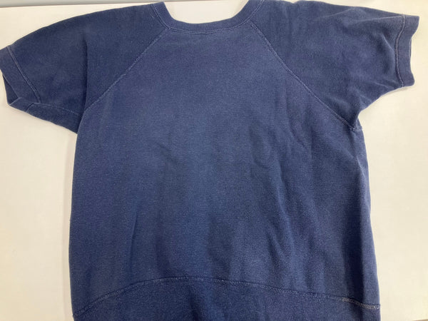 ヴィンテージ vintage 60's 60年代 US NAVY ANNAPOLIS フェード MILITARY ミリタリー 半袖スウェット  - スウェット ネイビー 101MT-4743