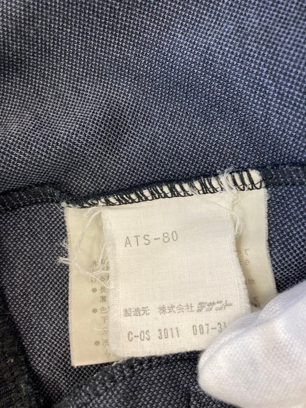 アディダス adidas ヴィンテージ トラックジャケット デサント 西ドイツ 黒赤  ATS-80 ジャージ ブラック Ｌサイズ 101MT-3788