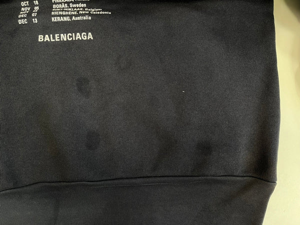 バレンシアガ BALENCIAGA SPEED HUNTERS HOODIE スピードハンターズ プルオーバー フーディ 黒 TS88 541873 TCV37 パーカ ブラック Sサイズ 101MT-5193