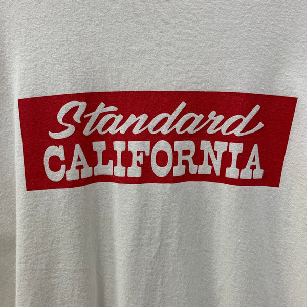 スタンダードカリフォルニア STANDARD CALIFORNIA ギルダンボディー Tシャツ ホワイト Lサイズ 201MT-4063