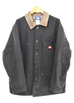 ディッキーズ Dickies 90s coveralls カバーオール  Chore Coat ブランケット   ジャケット ブラック LLサイズ 103MT-3373