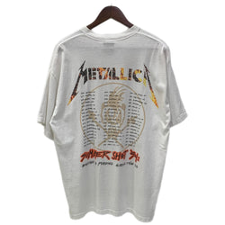 【曜日割引対象外】 バンド band 90’s 90s 90年代 メタリカ Metallica BINGE & PURGE Vintage T-shirt Tシャツ ホワイト XLサイズ 201MT-3610 VB
