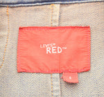 リーバイス Levi's RED リーバイスレッド 初期 2002年製 名作 Guys Warped Coat デニム ワープド コート テーラード  MADE IN TUNISIA WPL-423 ジャケット ブルー Sサイズ 103MT-2247