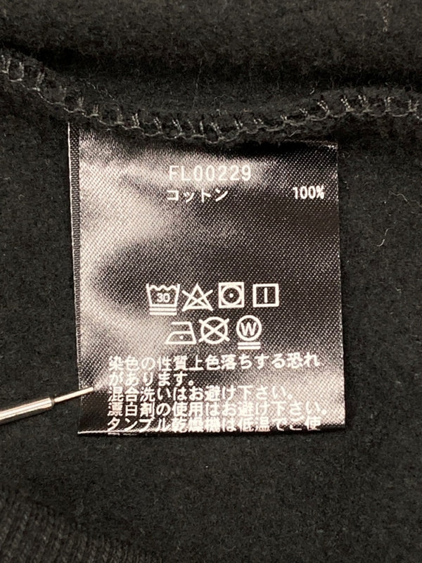 ハフ HUF LOGO APPLIQUE HOODED FLEECE ロゴ アップリケ フーディ フリース 黒 FL00229 パーカ ロゴ ブラック XLサイズ 104MT-1831