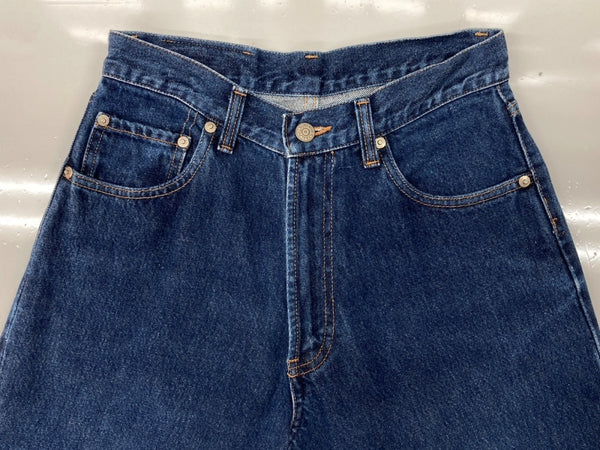 ダブルアールエル RRL DENIM PANTS デニム パンツ ジップフライ ジーパン ジーンズ USA製 Ralph Lauren インディゴ 青 ロゴ デニム ブルー 29×32 104MB-349