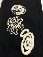 ステューシー STUSSY 22AW noma icon beach pant ビーチパンツ イージーパンツ 黒 刺繍 116575 ボトムスその他 ブラック Lサイズ 104MB-126