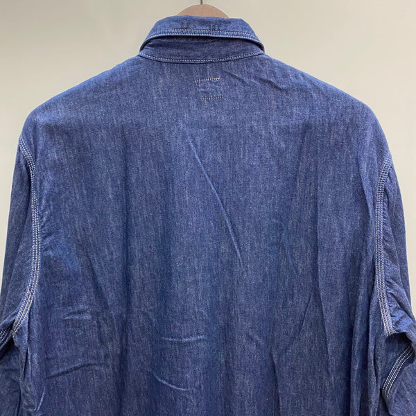 【曜日割引対象外】 カーハート Carhartt ハートタグ 復刻 デニム 610 長袖シャツ ブルー Mサイズ 201MT-4122 VB