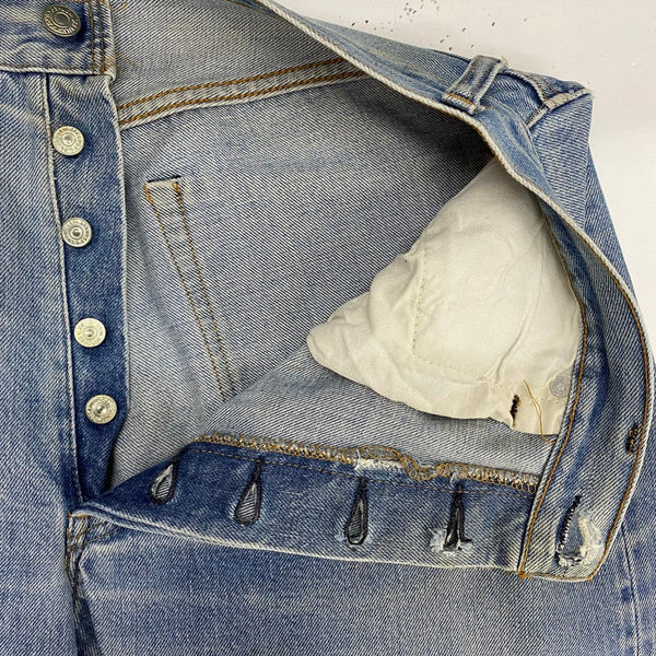【曜日割引対象外】 リーバイス Levi's 70's 80's 501 66後期 ボタン裏6 W34 デニム ブルー 201MB-1119 VB