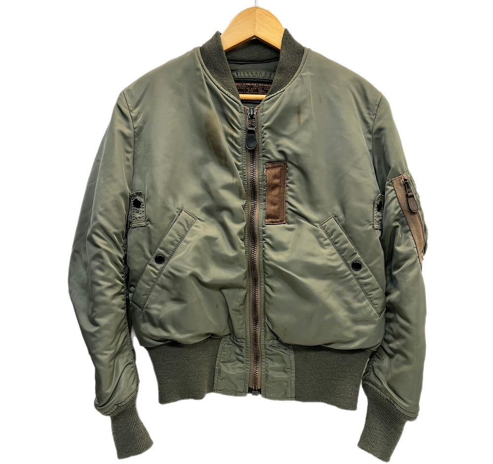 MA-1 フライトジャケットザリアルマッコイズ M オリーブグリーン 7juRc7biekwQT1rUrZ3mfFnRbAcuuh