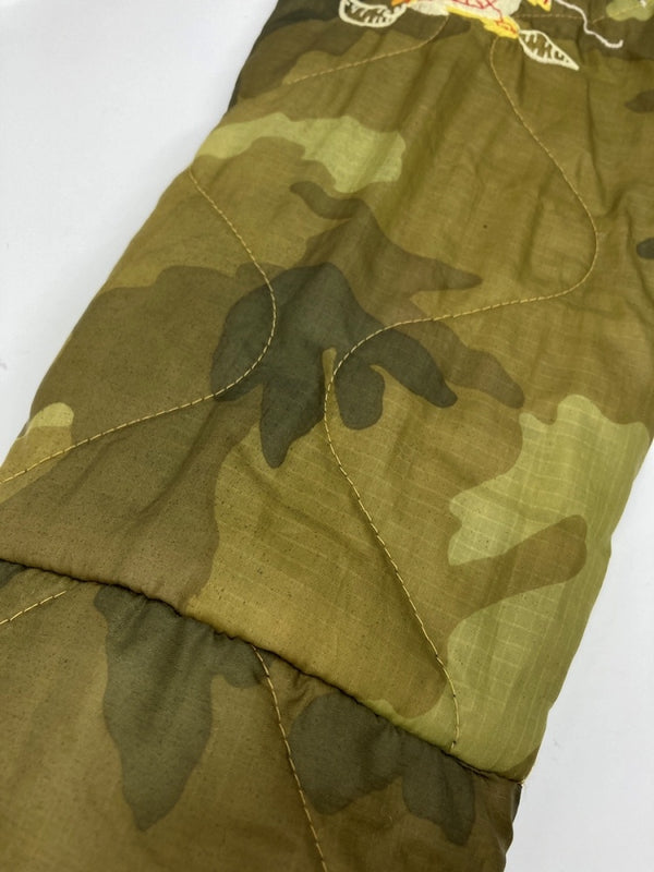 テーラー東洋 TAILOR TOYO SOUVENIR JACKET VIETNAM MAP ベトナム ジャケット ベトジャン マップ ジップアップ 刺繍 緑 ジャケット カモフラージュ・迷彩 グリーン Mサイズ 104MT-1716