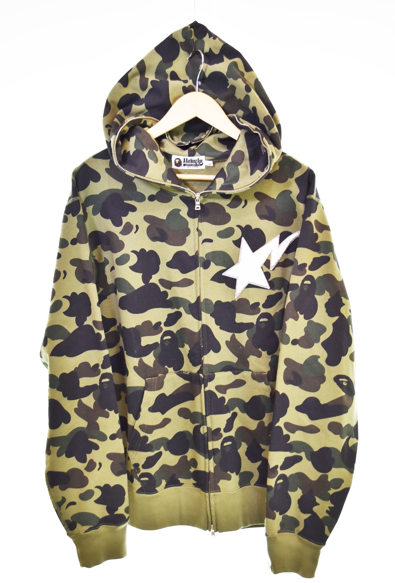 A BATHING APE カモフラージュジャケット Lサイズ 初期 A BATHING APE 迷彩 M-65 Lサイズ