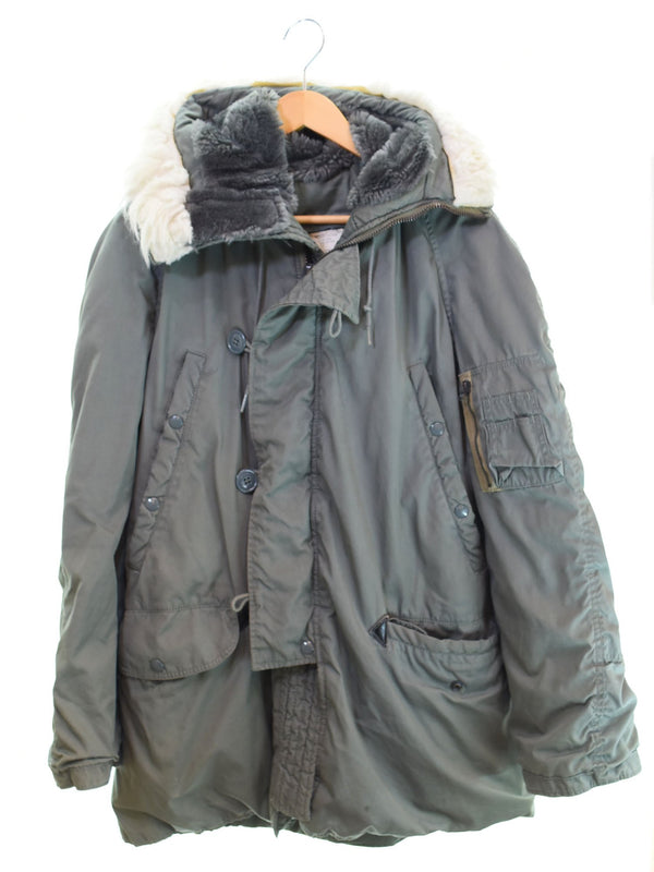 ヴィンテージ Vintage Military  N-3B US ARMY 80年代 80s 80's 実物 米軍 ミリタリー MADE IN USA フライト  M ジャケット カーキ 103MT-2201