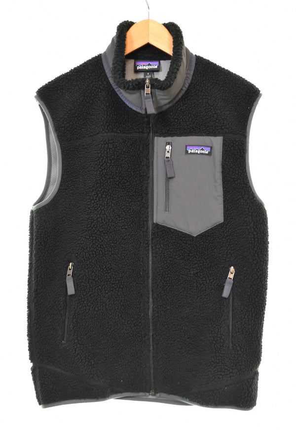 パタゴニア PATAGONIA CLASSIC RETRO X VEST フリースベスト 23048FA18 ベスト ブラック Sサイズ 103MT-3055