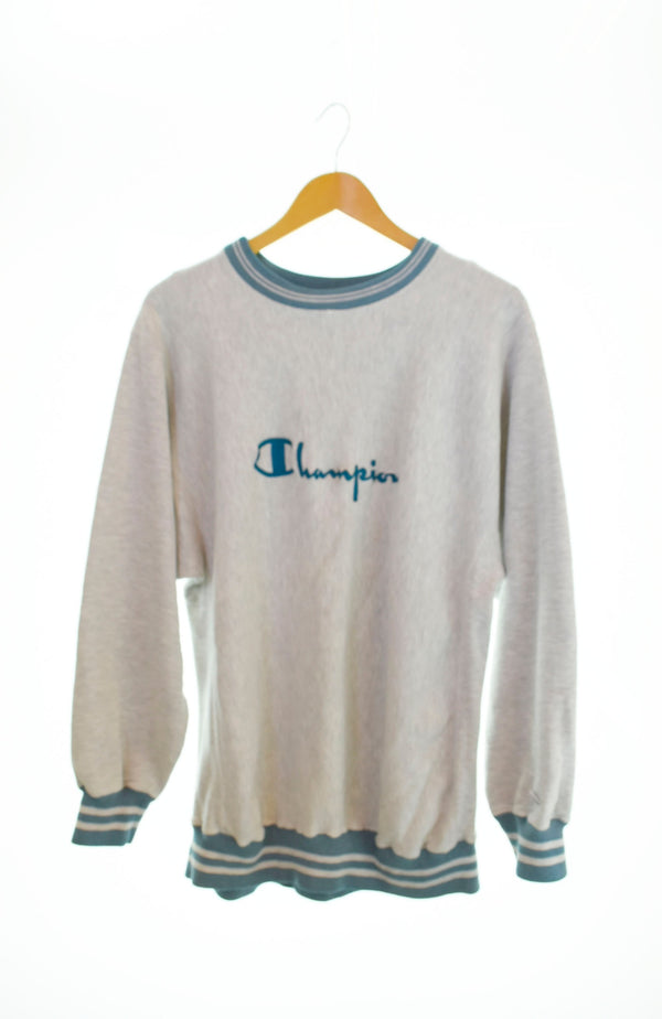 チャンピオン Champion 90s USA製 REVERSE WEAVE リバースウィーブスウェット トレーナー  スウェット グレー LLサイズ 103MT-1006