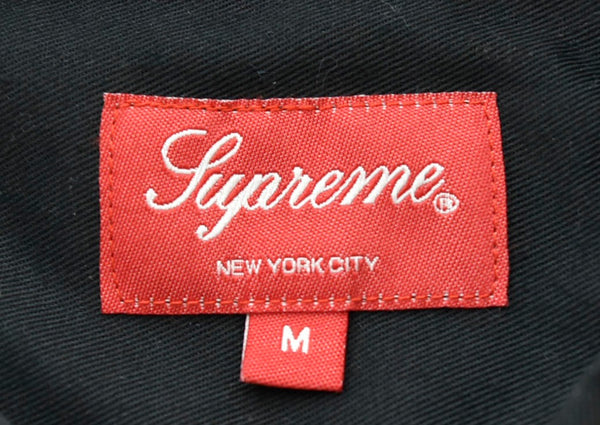 シュプリーム SUPREME 19SS Racing Logo Work Shirt レーシング ロゴ ワーク シャツ  長袖シャツ ブラック Mサイズ 103MT-758