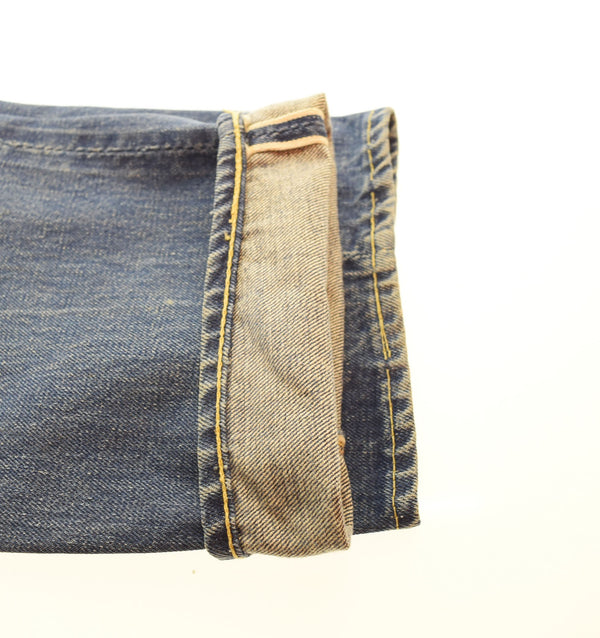 リーバイス LEVI'S 554zxx 紙パッチ VINTAGE ヴィンテージ デニム 60年代 60's 60s  トップボタン刻印E 隠しリベット センターセット セミオートマチックTALON タロン ジップ デニム ブルー 103MB-327