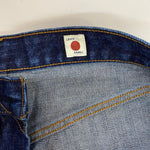 【曜日割引対象外】 リーバイス Levi's WIDE PLEAT CROP バギー ワイドパンツ blue tab デニム ブルー W32サイズ 201MB-856 VB