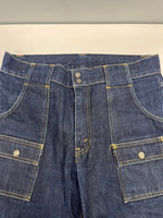 リーバイス Levi's Levi’s Vintage Clothing LVC ブッシュパンツ BIGE オレンジタブ 日本製 濃紺 ヴィンテージ 濃紺 青 70676-0001 デニム ブルー 34 101MB-761