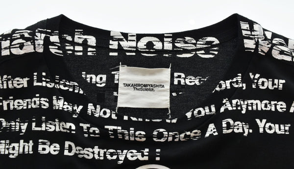 タカヒロミヤシタ  TAKAHIROMIYASHITA  THE SOLOIST ザ ソロイスト  22ss  sc.0196ss22 44 ロンT ブラック 103MT-2798