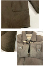 ヴィンテージ vintage 50’s 50s 50年代 CAMPUS OUTERWEAR キャンパス ダッフルコート 裏ボア チェック 40 コート グリーン Lサイズ 101MT-3615