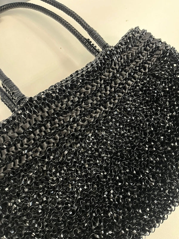 アンテプリマ ANTEPRIMA ワイヤーバッグ 黒 リボン バッグ レディースバッグ ハンドバッグ ブラック 101bag-199