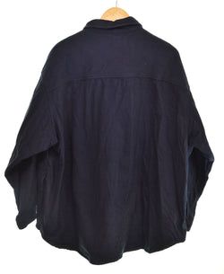 ダブルタップス WTAPS 22SS WCPO COTTON.FLANNEL ダブルシーピーオー ロングスリーブ コットン フランネル シャツ  221WVDT-SHM0 3 ジャケット ネイビー Lサイズ 103MT-2846