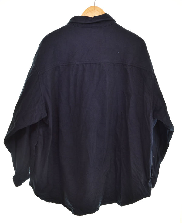 ダブルタップス WTAPS 22SS WCPO COTTON.FLANNEL ダブルシーピーオー ロングスリーブ コットン フランネル シャツ  221WVDT-SHM0 3 ジャケット ネイビー Lサイズ 103MT-2846