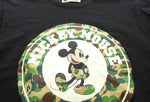 アベイシングエイプ A BATHING APE  Disney D24 BAPE ディズニー Tシャツ 黒 Tシャツ ブラック Mサイズ 103MT-1369