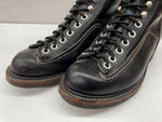ロンウルフ LONE WOLF CARPENTER BOOTS カーペンター ブーツ ワーク 編み上げ ハイカット シューズ 黒 F01615 メンズ靴 ブーツ ワーク ブラック UK 7 104S-940