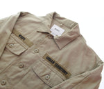 ダブルタップス WTAPS 21AW BUDS LS COTTON SERGE バッツ ロングスリーブ シャツ コットン コヨーテブラウン ミリタリー 212BRDT-SHM02 2 ジャケット カーキ 103MT-2502