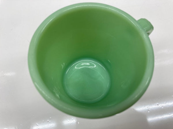 ファイアーキング Fire-King 50s Shaving Mug シェービング マグ ジェダイ Dハンドル USA製 耐熱 マグカップ 緑 その他 無地 グリーン 104Z-14