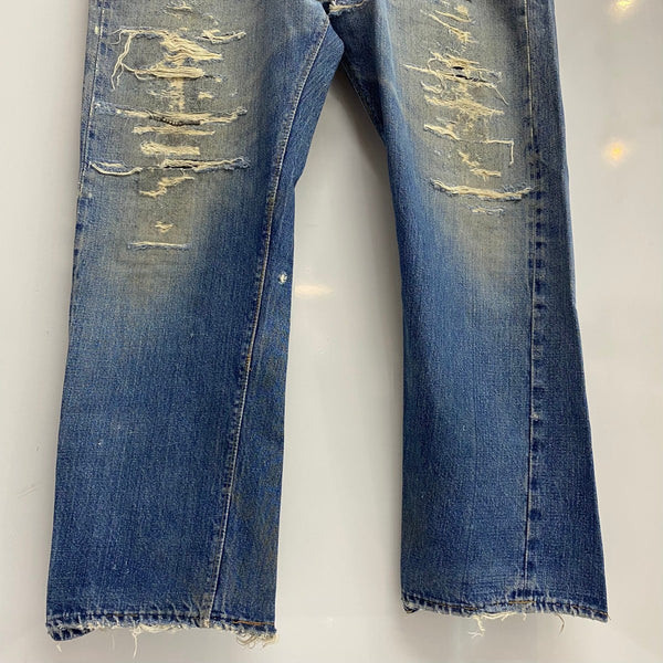【曜日割引対象外】 リーバイス Levi's 60's 70's 501 BIG E 足長R ボタン裏16 W37 デニム ブルー 201MB-1102 VB