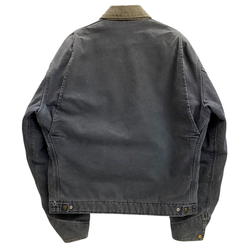 【曜日割引対象外】 カーハート Carhartt 00's デトロイトジャケット 裏地チェック USA製 ジャケット ブラック XLサイズ 201MT-4755 VB
