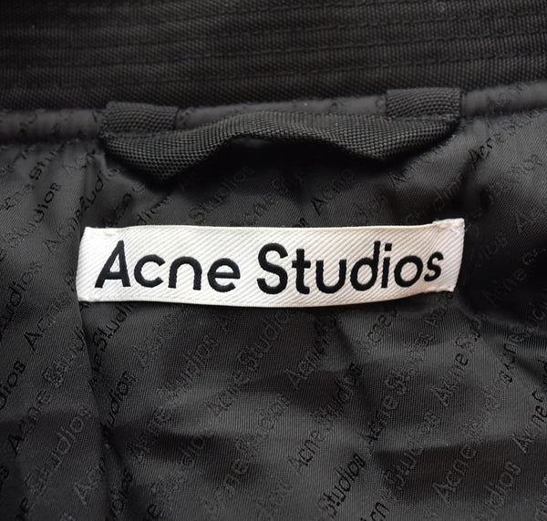 アクネストゥディオズ ACNE STUDIOS 23AW シアリング カラー ボンバー ジャケット FN-MN-OUTW000963 XS ジャケット ブラック 103MT-2261