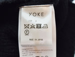 ヨーク YOKE 24AW BRUSHED MOHAIR KNIT SHIRTモヘアニット シャツ 黒 YK24FW0838S 3 カーディガン ブラック 103MT-2227