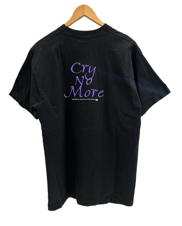US US古着 90s ©1996 RAZOR Cry No More アメコミ レザー クライノーモア プリント コミックTシャツ Tシャツ ブラック Lサイズ 101MT-4668